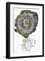 Tenochtitlan (Mexico City)-null-Framed Giclee Print