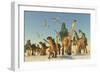 Tenontosaurus and Argentinosaurus Dinosaurs Migrating in Search of Water-Stocktrek Images-Framed Premium Giclee Print