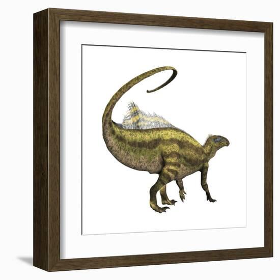 Tenontosaurus Dinosaur from the Cretaceous Period-null-Framed Art Print