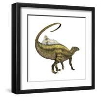 Tenontosaurus Dinosaur from the Cretaceous Period-null-Framed Art Print