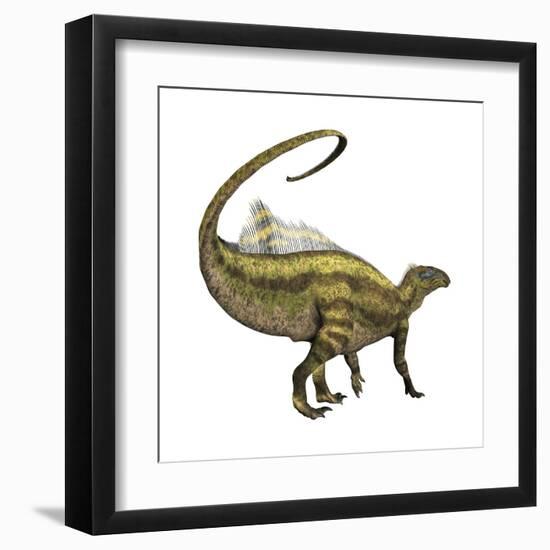 Tenontosaurus Dinosaur from the Cretaceous Period-null-Framed Art Print