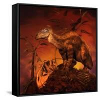 Tenontosaurus Was an Ornithopod Dinosaur from the Middle Cretaceous Period-null-Framed Stretched Canvas