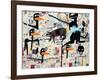 Tenor, 1985-Jean-Michel Basquiat-Framed Giclee Print