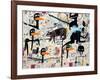 Tenor, 1985-Jean-Michel Basquiat-Framed Giclee Print