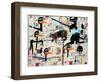 Tenor, 1985-Jean-Michel Basquiat-Framed Premium Giclee Print