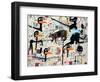 Tenor, 1985-Jean-Michel Basquiat-Framed Premium Giclee Print