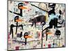 Tenor, 1985-Jean-Michel Basquiat-Mounted Premium Giclee Print