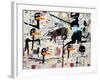 Tenor, 1985-Jean-Michel Basquiat-Framed Giclee Print