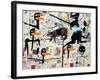 Tenor, 1985-Jean-Michel Basquiat-Framed Giclee Print