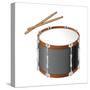 Tenor Drum and Drumsticks, Percussion, Musical Instrument-Encyclopaedia Britannica-Stretched Canvas