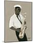 Tenor Saxophone Player-William Buffett-Mounted Art Print