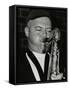 Tenor Saxophonist Dale Barlow Playing at the Fairway, Welwyn Garden City, Hertfordshire, 1996-Denis Williams-Framed Stretched Canvas