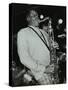 Tenor Saxophonist Eddie Lockjaw Davis Playing at the Bell, Codicote, Hertfordshire, 12 April 1982-Denis Williams-Stretched Canvas