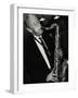 Tenor Saxophonist Spike Robinson Playing at the Fairway, Welwyn Garden City, Hertfordshire, 1992-Denis Williams-Framed Photographic Print