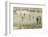 Tense Moment During a Championship Match at the Royal Sydney Golf Club Links Australia-Percy F.s. Spence-Framed Photographic Print