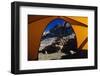 Tent and Sierra Nevada Mountains-Paul Souders-Framed Photographic Print