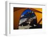 Tent and Sierra Nevada Mountains-Paul Souders-Framed Photographic Print