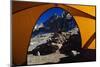 Tent and Sierra Nevada Mountains-Paul Souders-Mounted Photographic Print