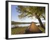 Tent at Judith River Campsite on the Upper Missouri River Breaks National Monument, Montana, Usa-Chuck Haney-Framed Photographic Print
