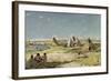 Tent Camp of Indians, Wyoming-Frank Buchser-Framed Giclee Print