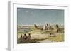 Tent Camp of Indians, Wyoming-Frank Buchser-Framed Giclee Print