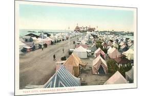 Tent City, Coronado, San Diego, California-null-Mounted Art Print