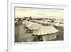 Tent City, Rockaway Beach, New York-null-Framed Art Print