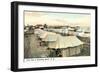 Tent City, Rockaway Beach, New York-null-Framed Art Print