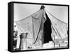 Tent in Labor Camp-Dorothea Lange-Framed Stretched Canvas