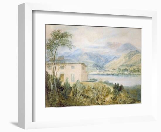 Tent Lodge, by Coniston Water, 1818-J. M. W. Turner-Framed Giclee Print