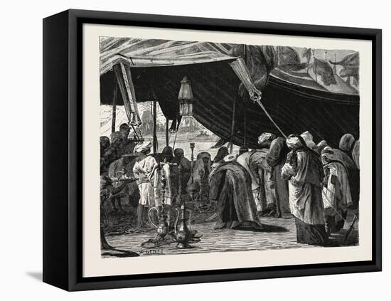 Tent of a Dignitary. Egypt, 1879-null-Framed Stretched Canvas