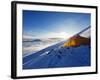 Tent on Volcan Cotopaxi, 5897M, Highest Active Volcano in the World, Ecuador, South America-Christian Kober-Framed Photographic Print