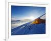 Tent on Volcan Cotopaxi, 5897M, Highest Active Volcano in the World, Ecuador, South America-Christian Kober-Framed Photographic Print