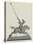 Tent-Pegging Challenge Trophy for Indian Cavalry-null-Stretched Canvas