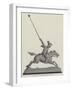 Tent-Pegging Challenge Trophy for Indian Cavalry-null-Framed Giclee Print