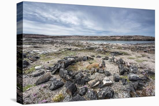 Tent Rings, Nunavut, Canada-Paul Souders-Stretched Canvas