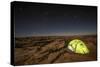 Tent Sits Next to Massive Canyon on Public Land Near Canyonlands National Park, Utah-Matt Jones-Stretched Canvas