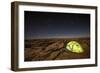 Tent Sits Next to Massive Canyon on Public Land Near Canyonlands National Park, Utah-Matt Jones-Framed Photographic Print