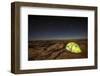 Tent Sits Next to Massive Canyon on Public Land Near Canyonlands National Park, Utah-Matt Jones-Framed Photographic Print