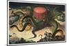 Tentacles-Udo J. Keppler-Mounted Art Print