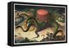 Tentacles-Udo J. Keppler-Framed Stretched Canvas