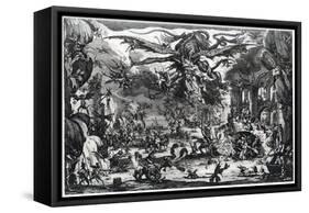 Tentation De St Antoine, C1615-1635-Jacques Callot-Framed Stretched Canvas