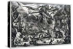 Tentation De St Antoine, C1615-1635-Jacques Callot-Stretched Canvas