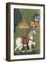 Tenth Incarnation of Vishnu as Kalki: the White Horse-null-Framed Giclee Print