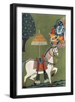 Tenth Incarnation of Vishnu as Kalki: the White Horse-null-Framed Giclee Print
