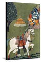 Tenth Incarnation of Vishnu as Kalki: the White Horse-null-Stretched Canvas