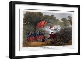 Tenth Regiment of Foot, at the Battle of Steenkerque, 3rd August 1692-Madeley-Framed Giclee Print