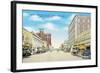 Tenth Street, Wichita Falls-null-Framed Art Print