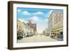 Tenth Street, Wichita Falls-null-Framed Art Print