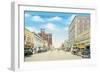 Tenth Street, Wichita Falls-null-Framed Art Print